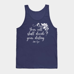 Jane Eyre - Your Will - Scroll Tank Top